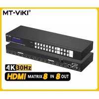 Bộ chia HDMI Matrix 8 vào 8 ra Mt-Viki MT-HD88L Chính hãng